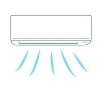 Air conditioner that produces cold air during cooling operation