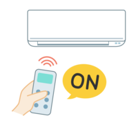 空调和遥控器(ON)