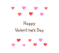 Heart and (Happy-Valentine's-Day) characters