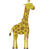 Giraffe illustration-Very cute animal material collection